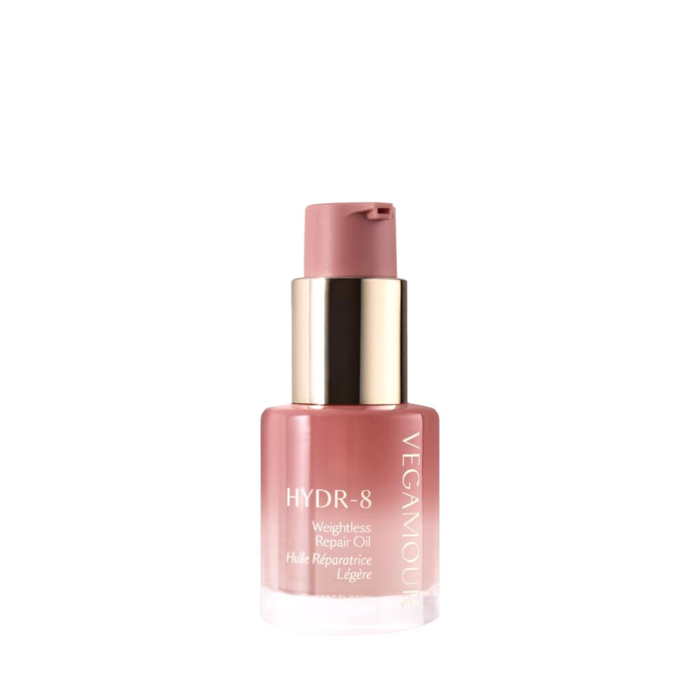 VEGAMOUR HYDR-8 Weightless Repair Oil Travel Size  Hair Oil Formulated Without Silicones For All Hair Types Especially Fine & Thin Hair  Marula & Chia
