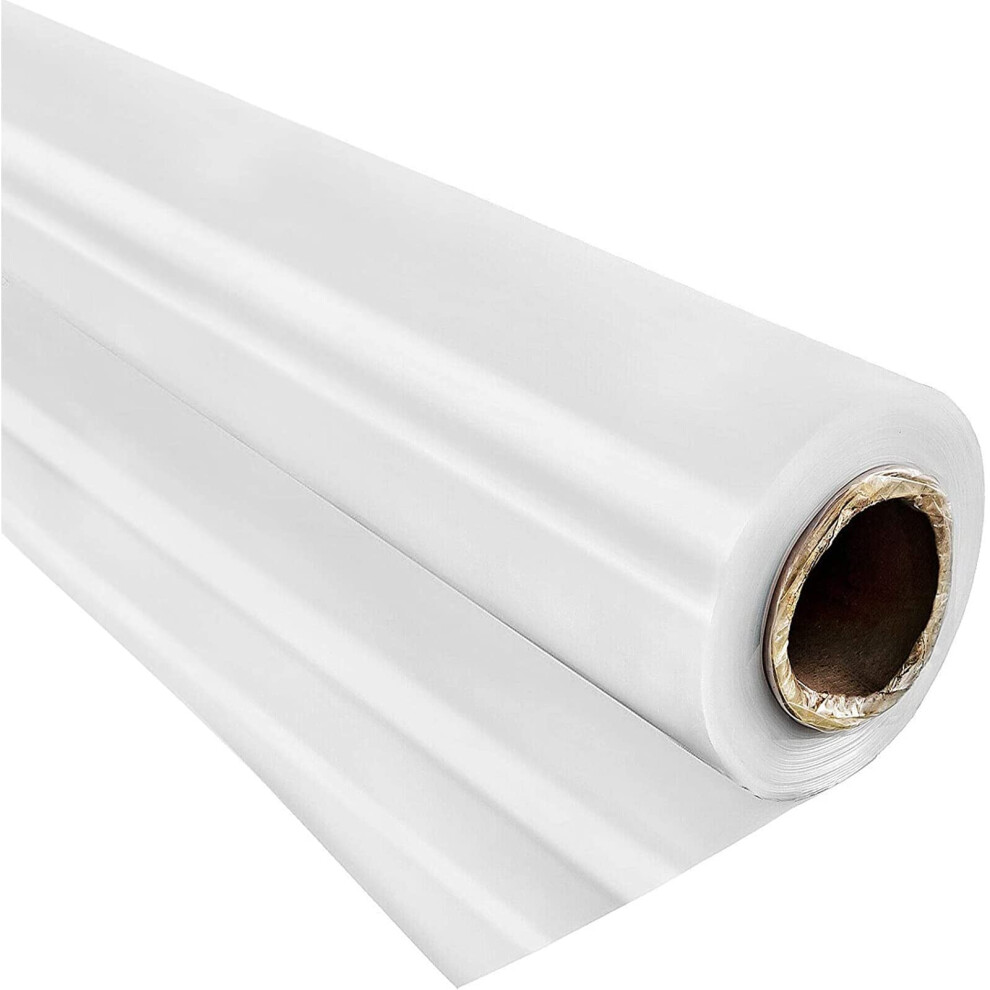 VEVOR 16 x 25 ft Greenhouse Plastic Sheeting  6 Mil Thickness UV Resistant Clear Polyethylene Film  Hoop Green House Cover for Farms  Agriculture  Gar