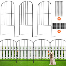VEVOR Cerca Decorativa para Jardim 28 Peças, Cerca Sem Escavação 24in(A) x30ft(L) Barreira para Animais