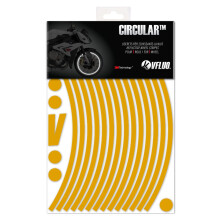VFLUO - Kit met reflecterende wielstrepen voor motorfietsen 1 pakket velgstickers 3M-technologie - Hoge zijdelingse zichtbaarheid Discreet en ontwerp