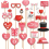 25 décorations de Saint-Valentin, accessoires de photomaton pour la Saint-Valentin 2
