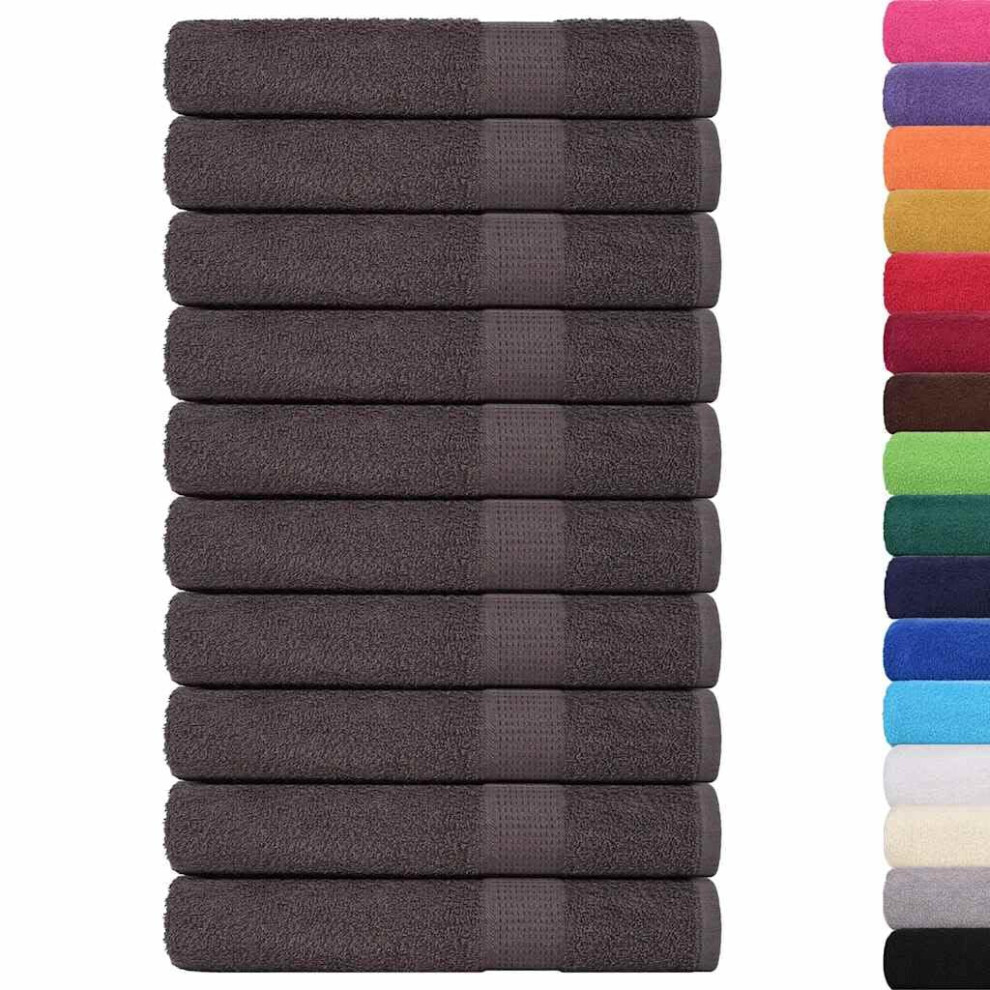 Vidaxl Towels 100 X 200 Cm 100% Cotton 360 G/M Anthracite