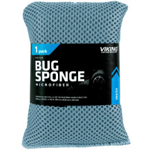 VIKING Mesh Bug Sponge  Cleaning Car Wash Sponge for Bugs and Tar  Colors Vary  4 inch by 6 inch  1 Pack
