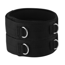 Vishusju 1 paio di cinturini per cosciali imbottiti in neoprene per fitness, gambe, accessori regolabili per l'allenamento della forza, esercizi