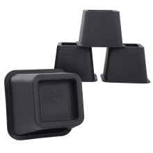 Elevadores de Cama Vive Pesados (4 Peças - 3 Polegadas) - Suportes para Sofá, Mesa, Escrivaninha, Cadeira & Cama de Dormitório