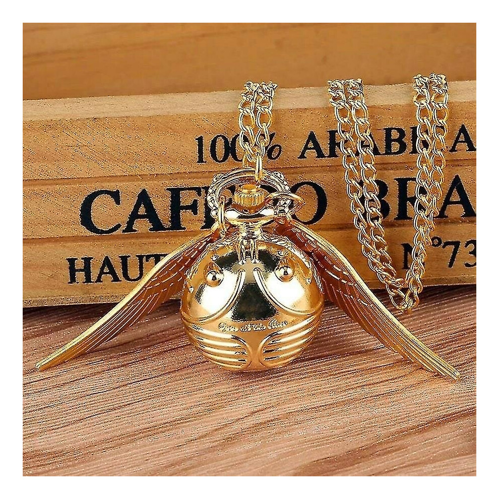 Harry Potter Golden Snitch Watch Necklace