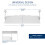 Vivo VIVO Grande Bandeja para Teclado e Rato 27 x 11 polegadas com Ajuste de Altura, 12 Configurações, Branco, M 4