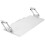 Vivo VIVO Grande Bandeja para Teclado e Rato 27 x 11 polegadas com Ajuste de Altura, 12 Configurações, Branco, M 1
