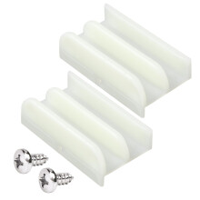 VYH M6219 Gleittürunterstützung für Duschschiebetüren (Oben hängend), 1/2 Zoll Kanäle für Glastüren (2 Stück)