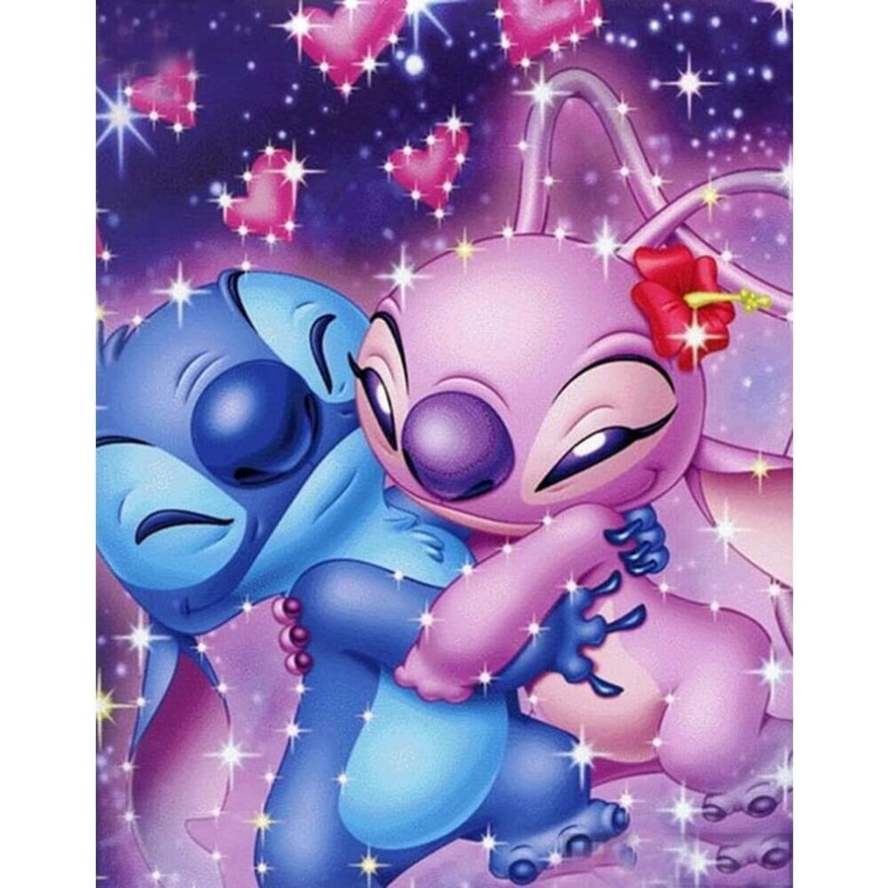 DIY 5D Digital Diamond Painting Kit Crystal Rhinestone Embroidery Cross Stitch Craft Canvas Wall Decor (Stitch) 16 X 20 Inches (13)