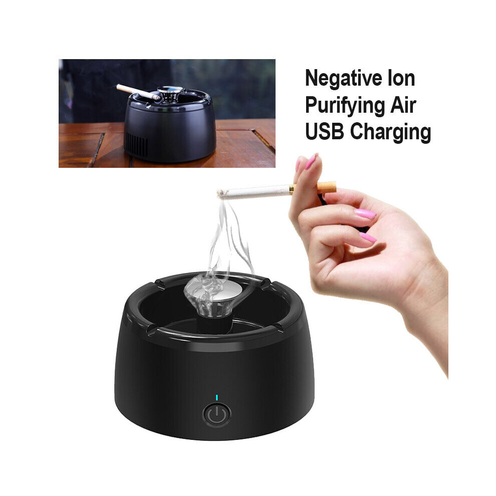 Ashtray Smart Air Purifier Portable Smoke Removal Ashtrays USB Charging 2000mAh Home Second Hand Smoke Air Filter Purifier