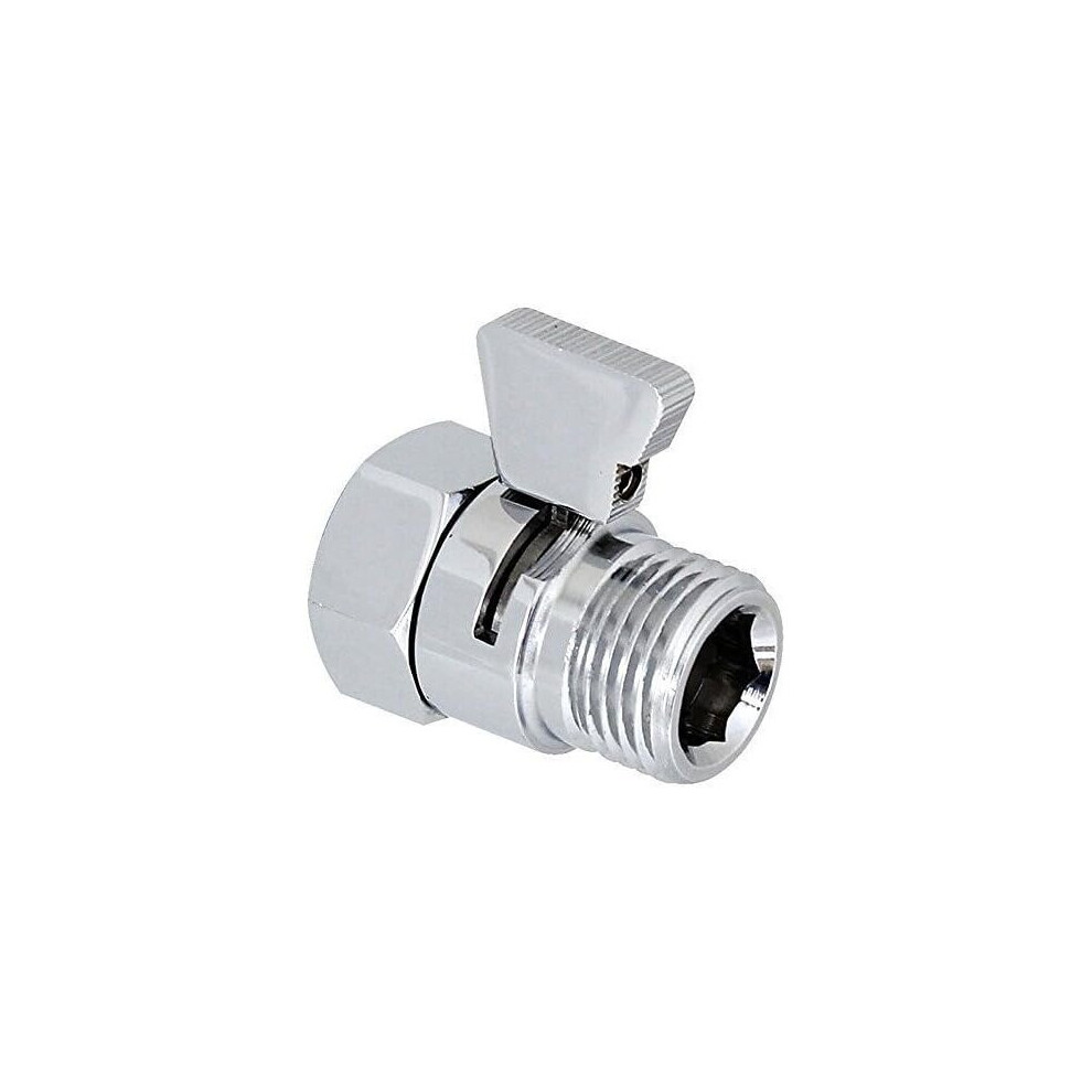 Brass Plunger Shower/Hand Shower/Bidet Stop Valve Flow Control Universal Replacement Part