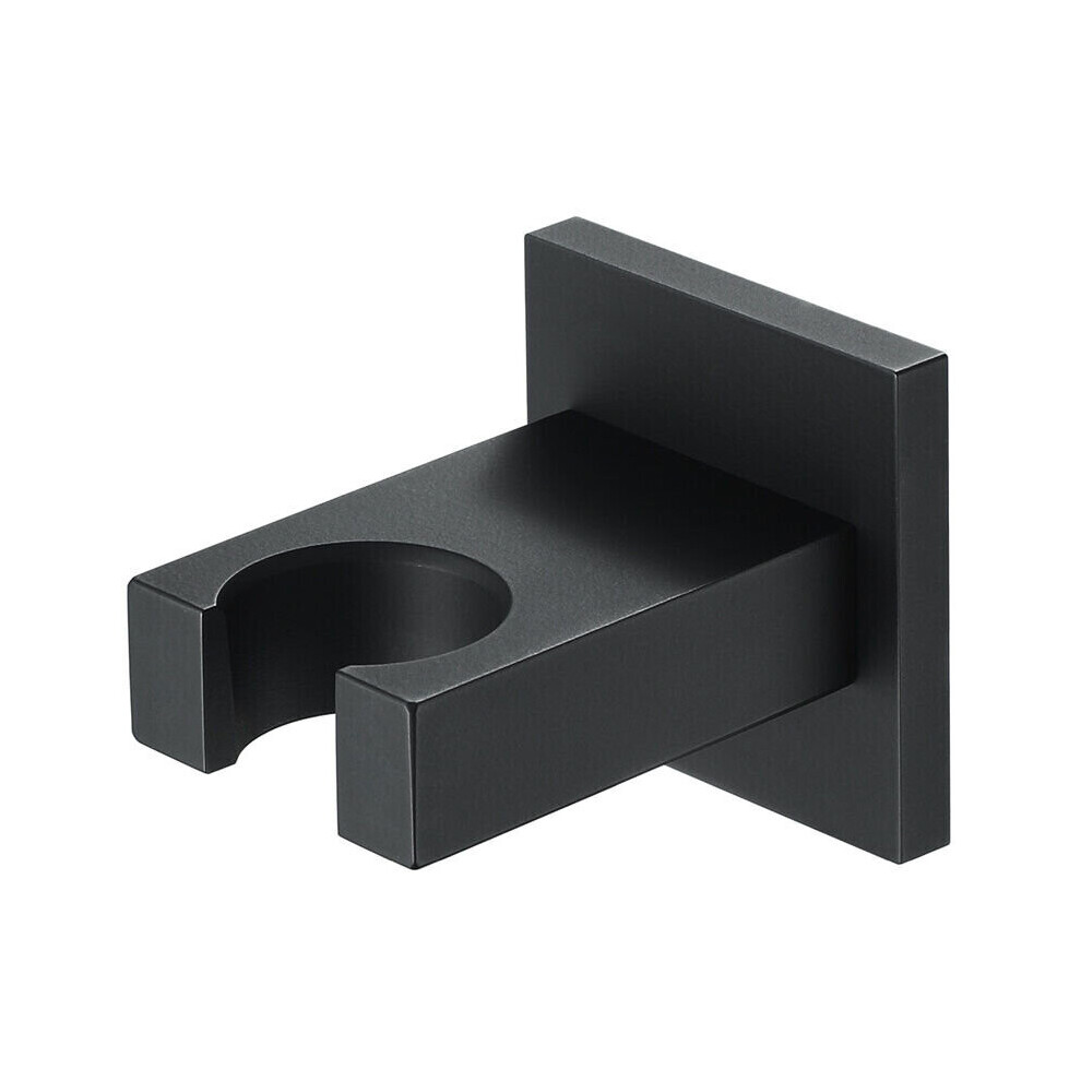 Black Handheld Shower Holder Brass Shower Head Holder Shower Head Holder Wall Mount Rectangle Hand Shower Holder Hand Shower Holder