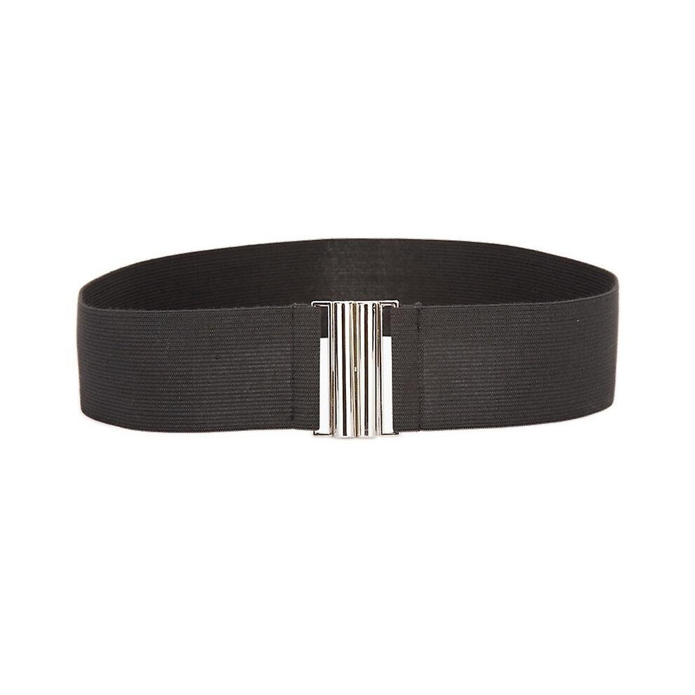 Buckle Cinch Waistband Women's Stretchy Belt Wide Waist Elastic
