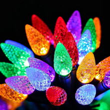 15m 50 LED Strawberry battery operated string lights 8 modes