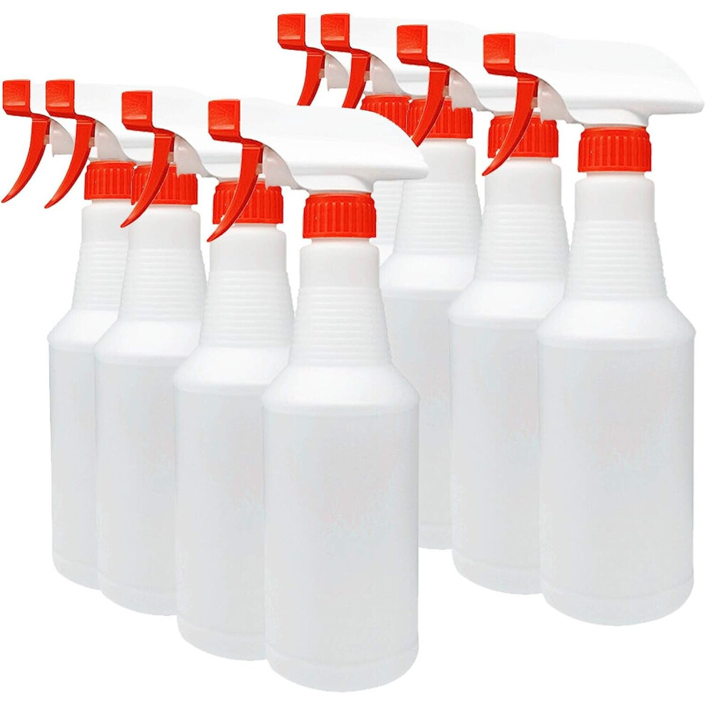 Pack 16oz Plastic Leak Proof Empty Spray Bottles