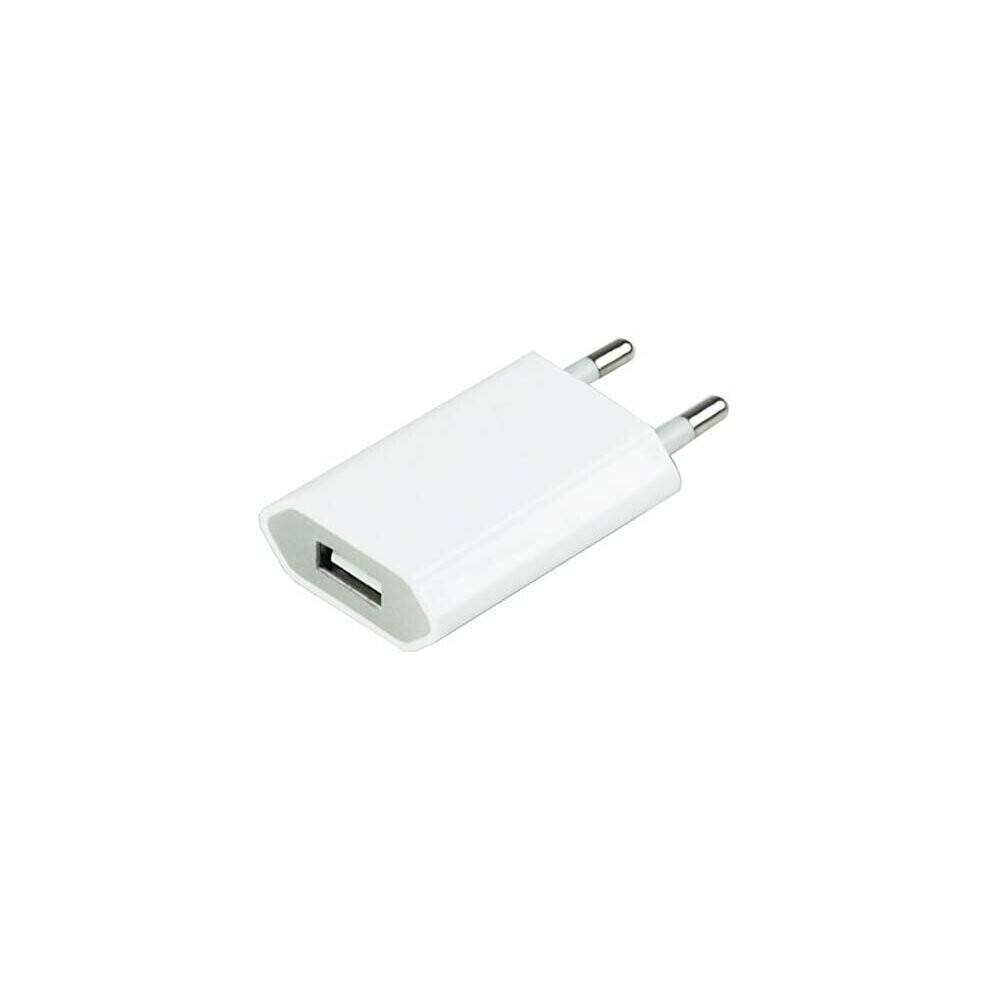 Shaver 2 Round EU Plug USB Converter Charging Port Adaptor