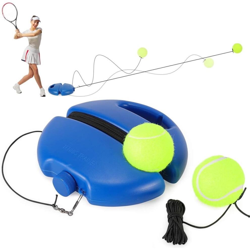 Tennis Trainer, Tennis Set with 3 Rebound Balls, Self-Learning Training Tool, Tennis Training Equipment for Solo Training, Kids Adults, Beginner
