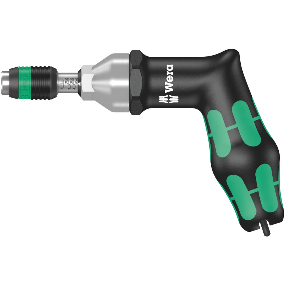 Wera 05074712001 Kraftform 7447 Hexagon Torque Screwdriver  1/4 Head  25.0-55.0/lbs Variable Torque Adjustment Range-image-OPC-PFPGSCB-NEW