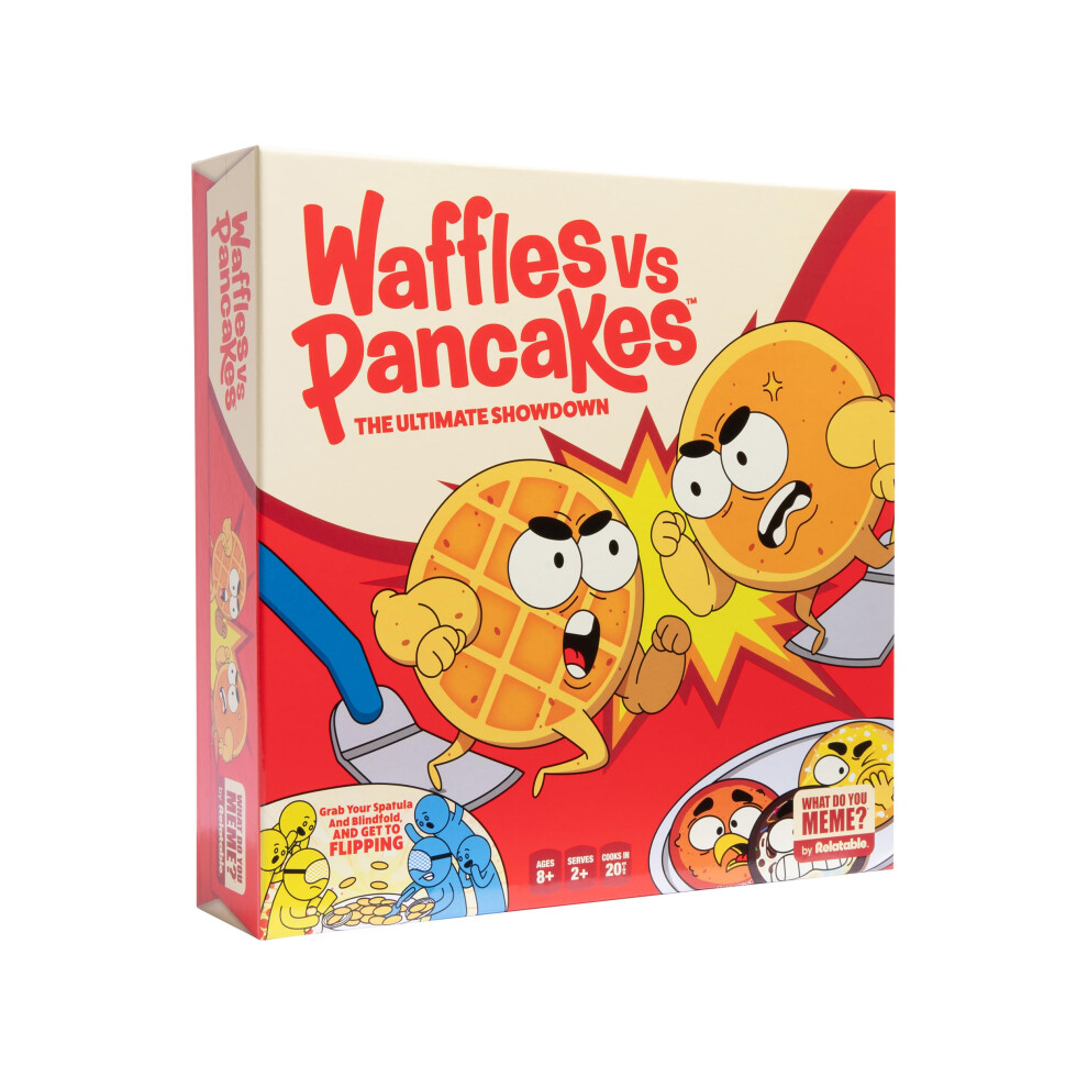 Photos - Board Game WHAT DO YOU MEME? Waffles vs Pancakes - Games for Family Game Night Kids Games for Ages 8+ WW4010