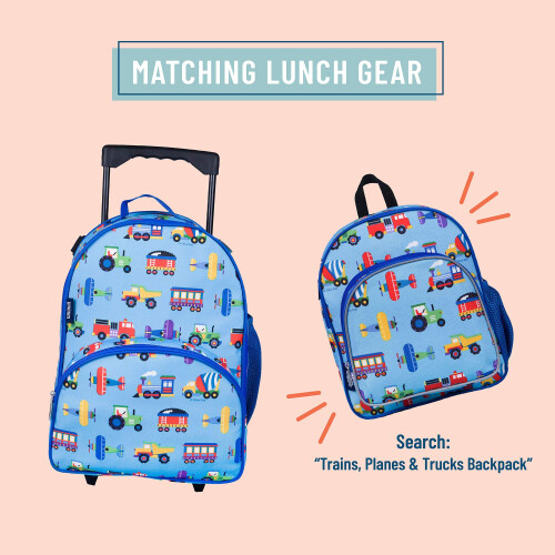 Wildkin Kids Rolling Bagage til drenge og piger, 2