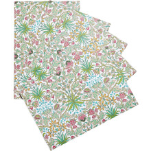 William Morris at Home Bergamot & Vetiver Scented Drawer Liners | Suitable for Kitchens & Bedrooms | Cruelty Free & Vegan Friendly | 5 Sheets Spring
