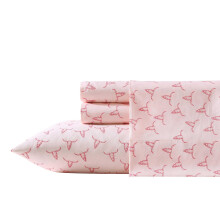 Wrangler - King Sheet Set Super Soft Bedding Set Cozy Home Decor Yellowstone Inspired Oeko-Tex Certified (Steer Skulls Pink King)