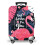Wujiaoniao Travel Bagage Cover Protector de mala de bagagem Fit para bagagem de 18 a 32 polegadas (M (para bagagem de 22-24 polegadas) Flamingo v 1
