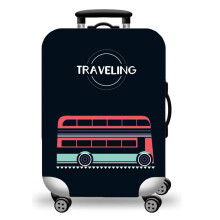 WUJIAONIAO Reisbagagehoes Bagagekofferbeschermer Geschikt voor 18-32 inch bagage (S (voor 18-20 inch bagage) REIZEN)