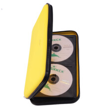XiongYe Estojo CD DVD, Capacidade 72, Porta CD DVD para Carro, Estojo Rígido Resistente