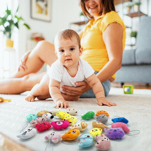 XIPEGPA 60 PCS Mini Brinquedos de Pelúcia de Animais 2
