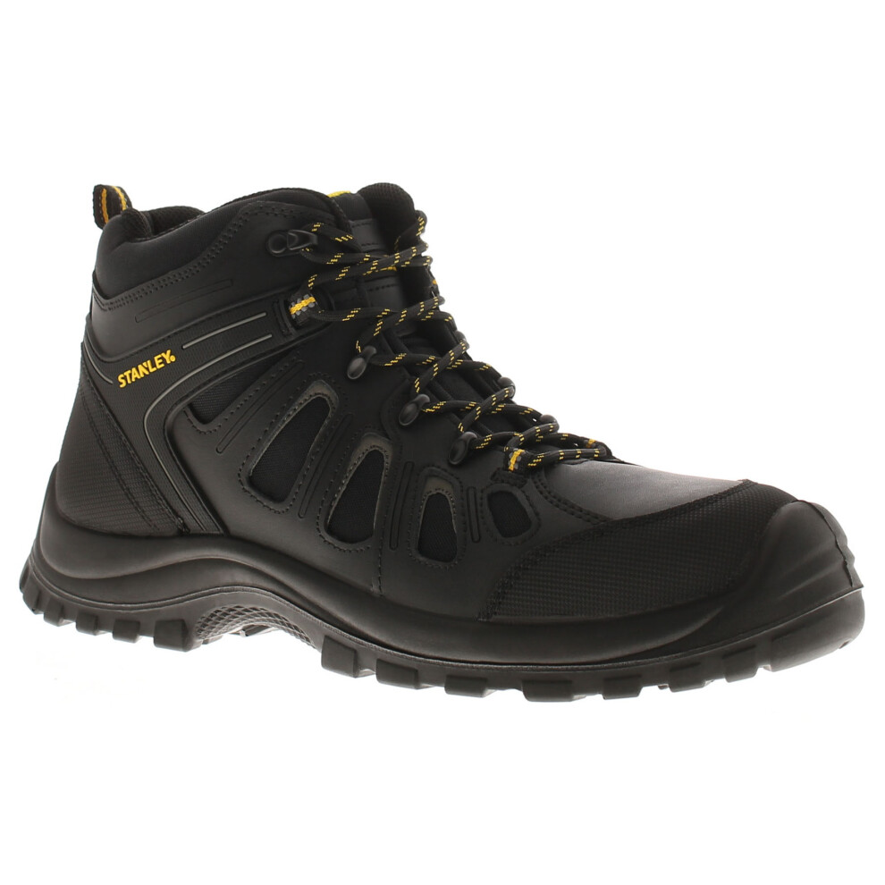Stanley Mens Safety Boots Steel Toe Brampton Leather black UK Size 11