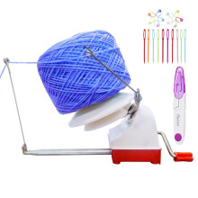 Garnwickler mit gro er Kapazit t, Webgarn, Strickwebstuhl, H kel-Strickwickler, DIY-Stricknadel-Set, handbetriebener Garnwickler, 10 Unzen