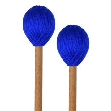 Yolyoo M   dio Hard Hard Head Teclado Marimba Mallets com Maple Handles Pack de 2 azul (azul)