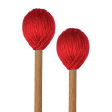 Yolyoo M   dio Hard Hard Head Teclado Marimba Mallets Com Maple Handles Pack de 2 azul (vermelho)