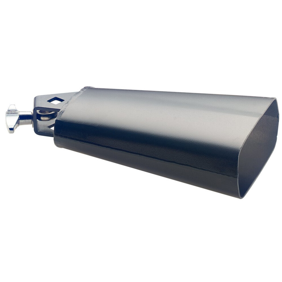 Stagg 13307 6.5-Inch Cowbell-Galvenised Black  6.5 inch (CB306BK)