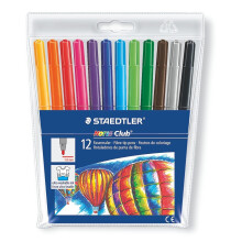 Staedtler Washable Felt Tip Markers for Kids Ideal for Coloring & Drawing 12 Pack 325 WP12