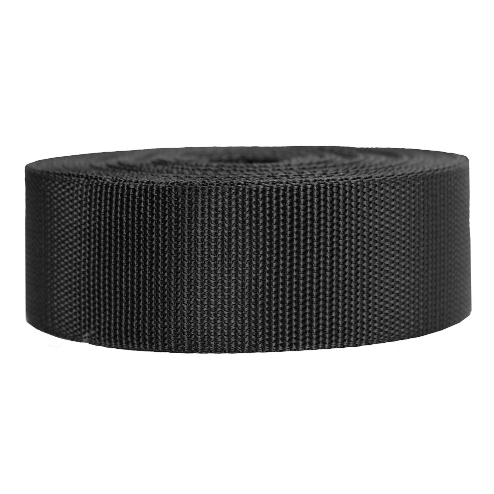 Strapworks, Cinghia In Polipropilene Pesante E Resistente, Per Riparazioni Di Attrezzature Fai Da Te E Attività All'aperto, 5,1 Cm X 45,72 M, Nero-image