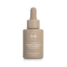 SUGARED + BRONZED Sunless Tanning Glow Drops  anpassbarer Selbstbruner fr Gesicht und Krper, natrlicher Glow, saubere Formel, streifenfrei, leic