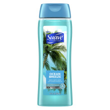 Suave Essentials Gel de Banho Ocean Breeze com Mistura de Óleos e Vitamina E 18 oz