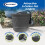 Suncast 14" x 12" Στρογγυλή Διακοσμητική Σακούλα Αποθήκευσης Κηπουρικών Λαδιών (2 Πακέτο) 3