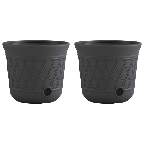 Suncast 14" x 12" Στρογγυλή Διακοσμητική Σακούλα Αποθήκευσης Κηπουρικών Λαδιών (2 Πακέτο)