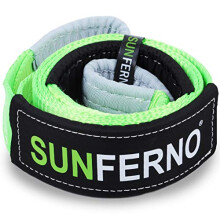 Cinghia per verricello Sunferno Tree Saver certificata da 35.000 libbre | Monta con sicurezza la tua cima per verricello | 3 pollici x 8 piedi |