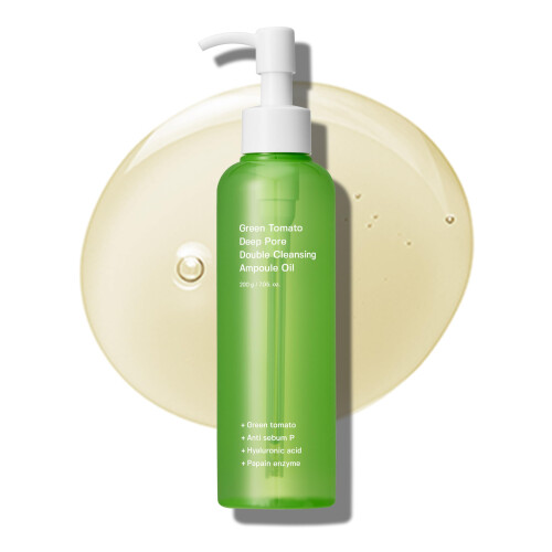 Green Tomato Deep Pore Double Cleansing Ampoule Oil