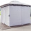 Sunnydaze Conjunto de parede lateral de polister de 4 peas para gazebo de 10 ps x 13 ps - Externo 125 polegadas de largura x 77 polegadas de 2