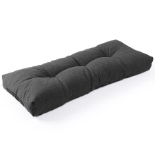 SUNROX LokGrip Non Slip Tufted Memory Foam Bench Cushion FadeShield Water Resistant Durable Thicken Outdoor/Indoor Bench Seat Pads 36x14x4 inch Midn