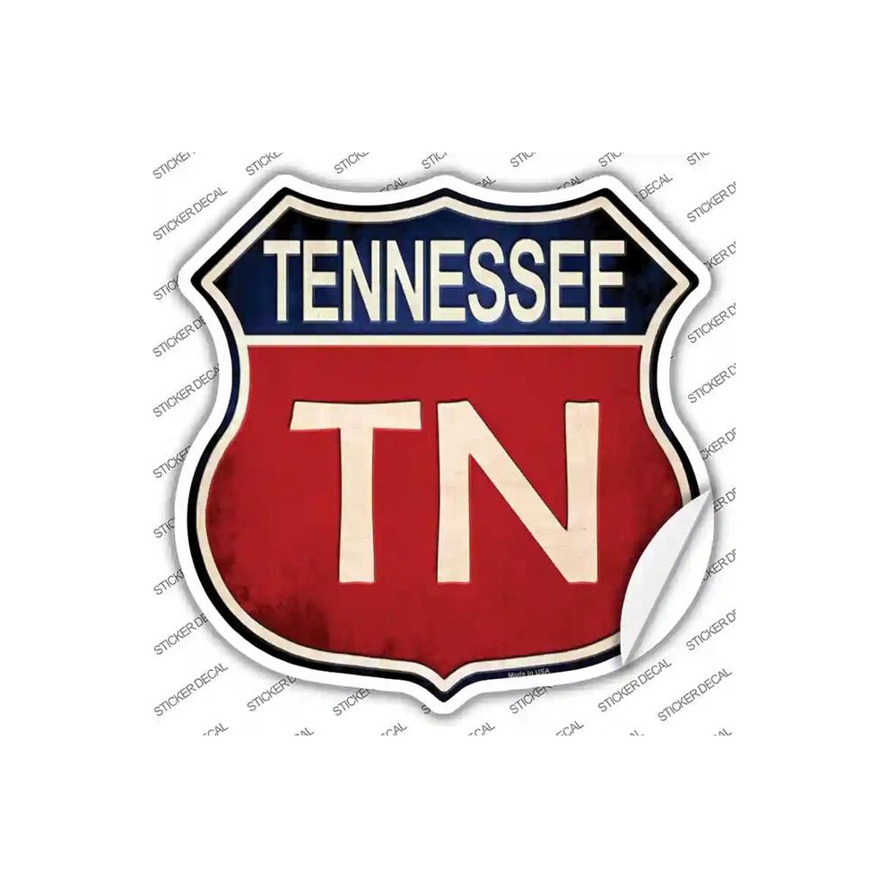 Smart Blonde Hs-537S-L Tennessee Novelty Highway Shield Sticker Decal - Large 792636445507