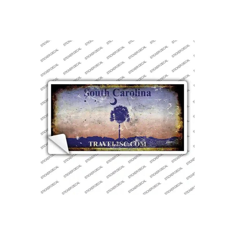 Smart Blonde Lp-8203S-Xl South Carolina Rusty Novelty Sticker Decal - Extra Large 792636457777