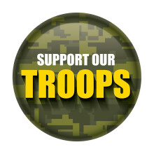 Support Our Troops Button