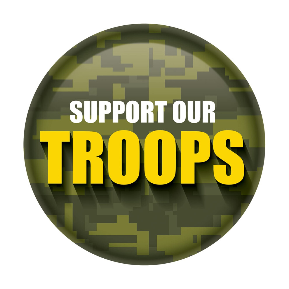 Support Our Troops Button